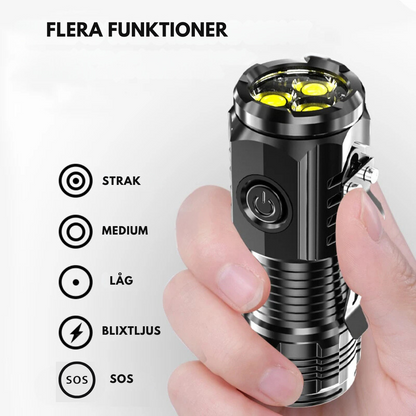 Laddningsbar ficklampa- Super Mini LED