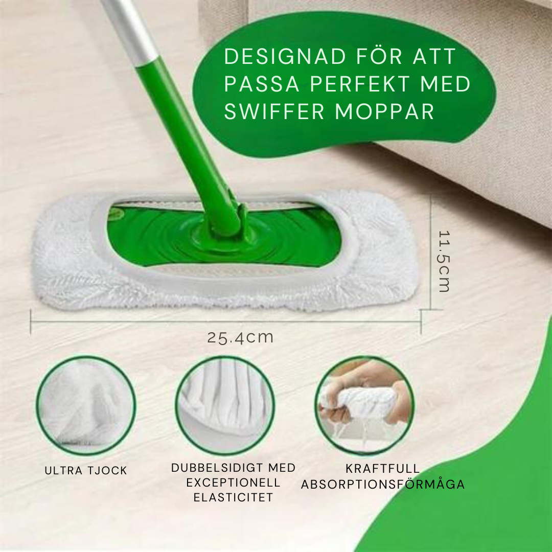 Uudelleenkäytettävä mikrokuituliina Swifferille