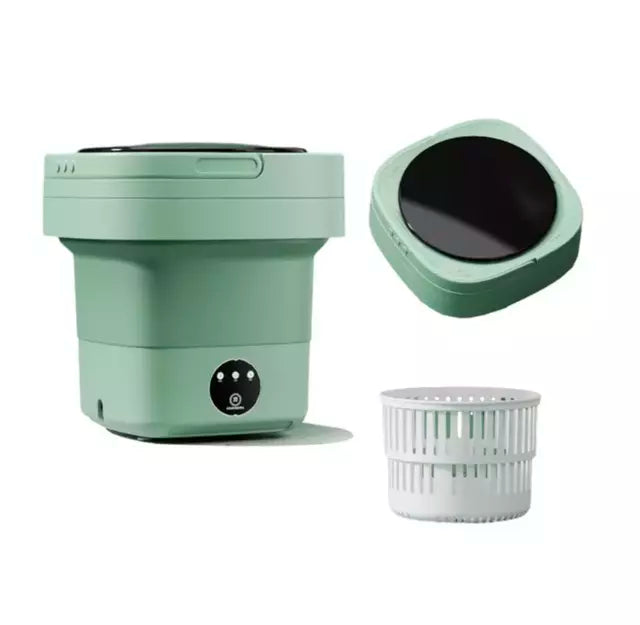 Kannettava ja taitettava pesukone