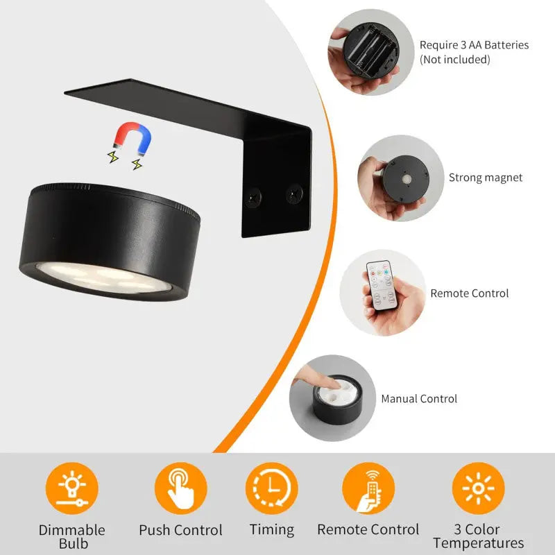 ArtGlow™ – Trådløse LED-vegglamper