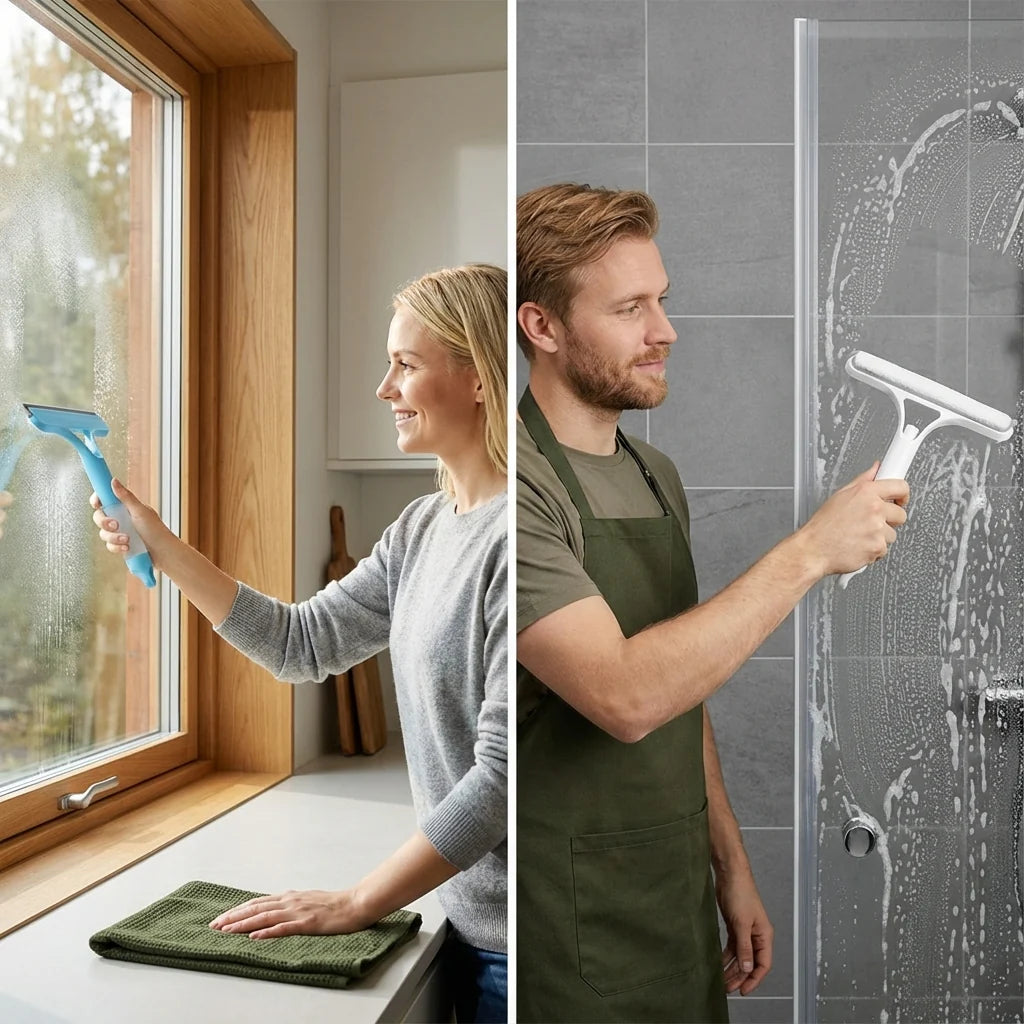 3-i-1 multifunksjonell glassrens