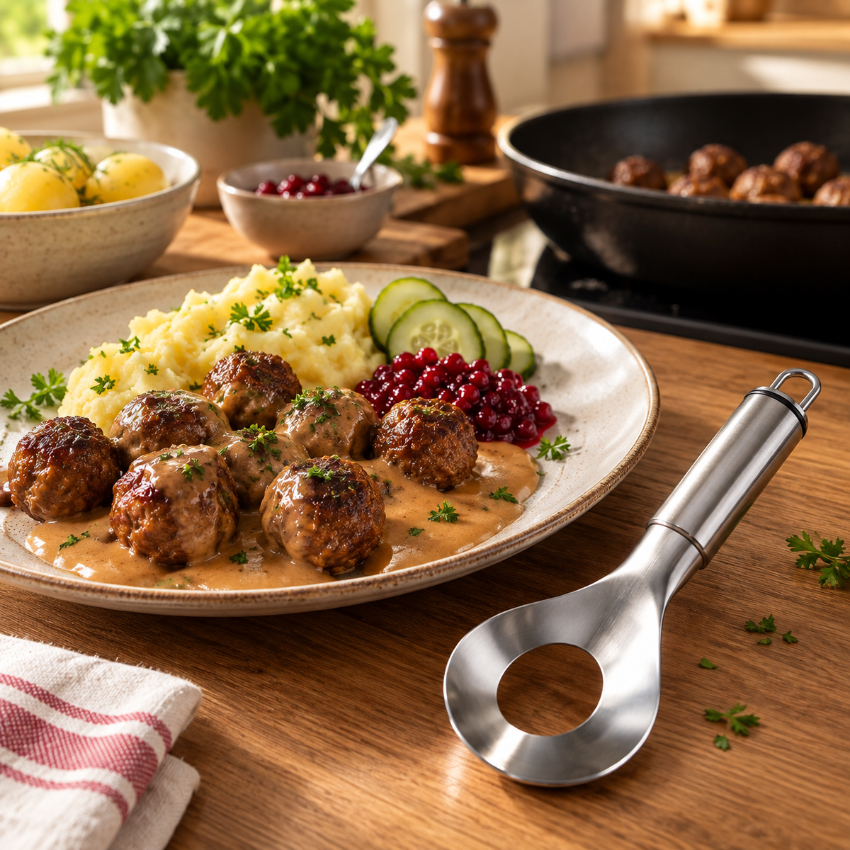 Rulla™ – jämna köttbullar utan kladd