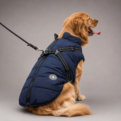 Petstar™ - Vattentät vinterjacka med inbyggd sele