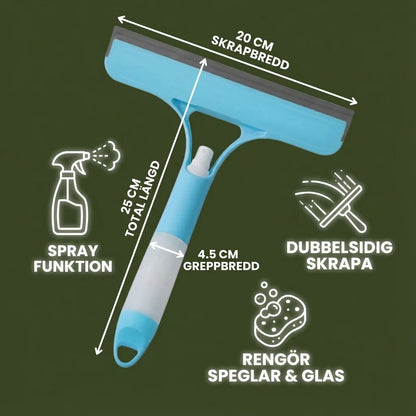 3-i-1 multifunksjonell glassrens